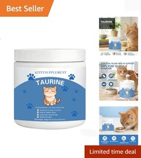 Kittysupplement Taurine for Cats,Pure Taurine for Heart Health, Vision  Vita...
