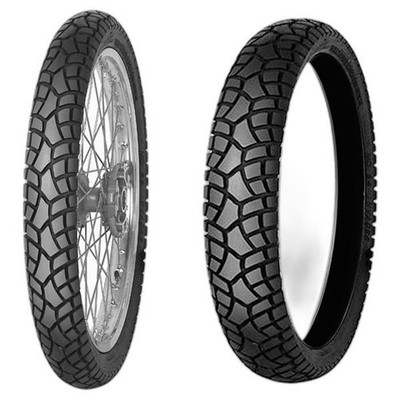 TYRE PAIR MITAS 100/90-19 57S + 130/80-17 65S MC24 INVADER M+S
