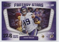 2018 Score Fantasy Stars Adam Thielen #10 17b2