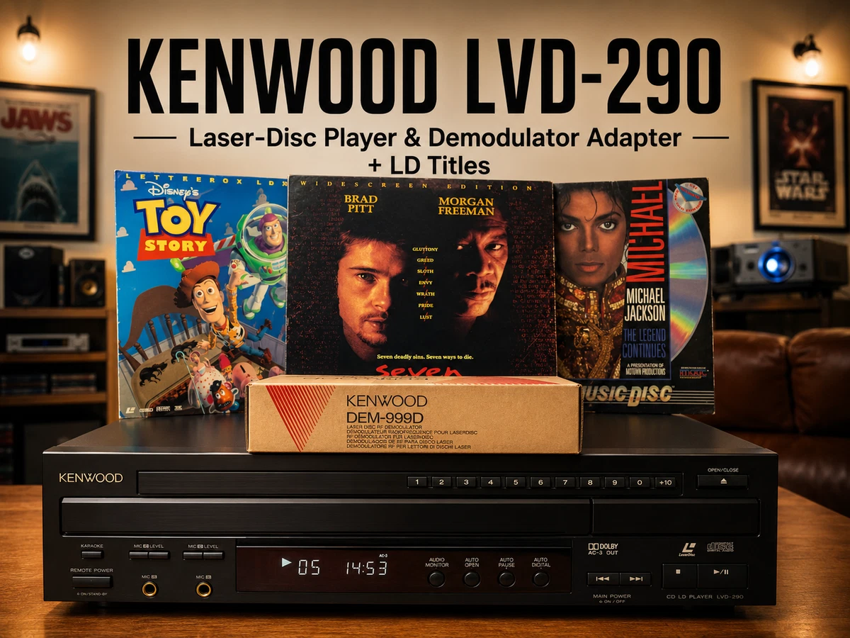 Kenwood Vintage Laserdisc Players for sale | eBay
