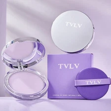 TVLV Lavender Purple Powder 2 in 1 Oil-control and Moisturizing Matte Powd SFK