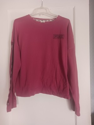PiNK Victoria Secret Mauve Long Sleeve Check Pattern Shirt  Size M