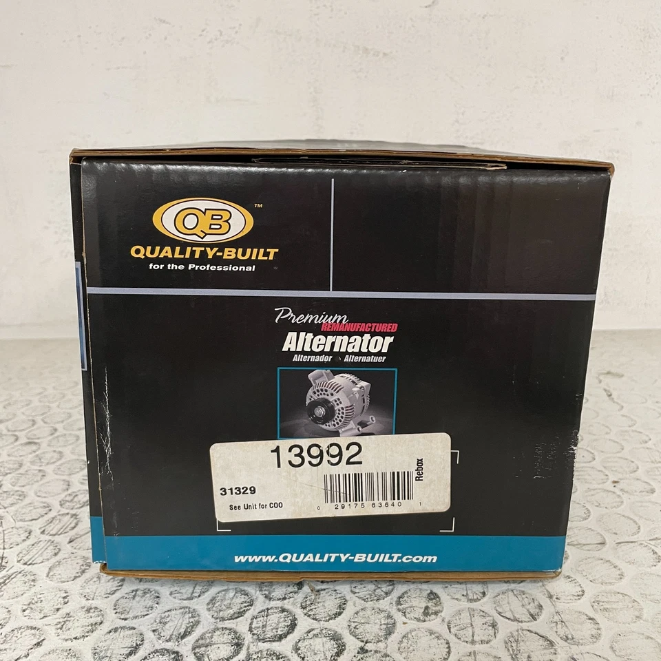 QUALITY-BUILT 13992 Alternator 130A Reman 01-10 Lexus LS430 SC430 - Image 2 of 4