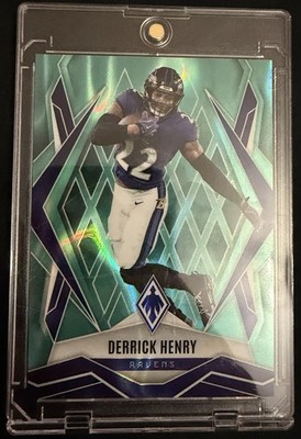 Panini 2025 Phoenix Derrick Henry #10 Teal Lava /175 Serial Numbered Ravens