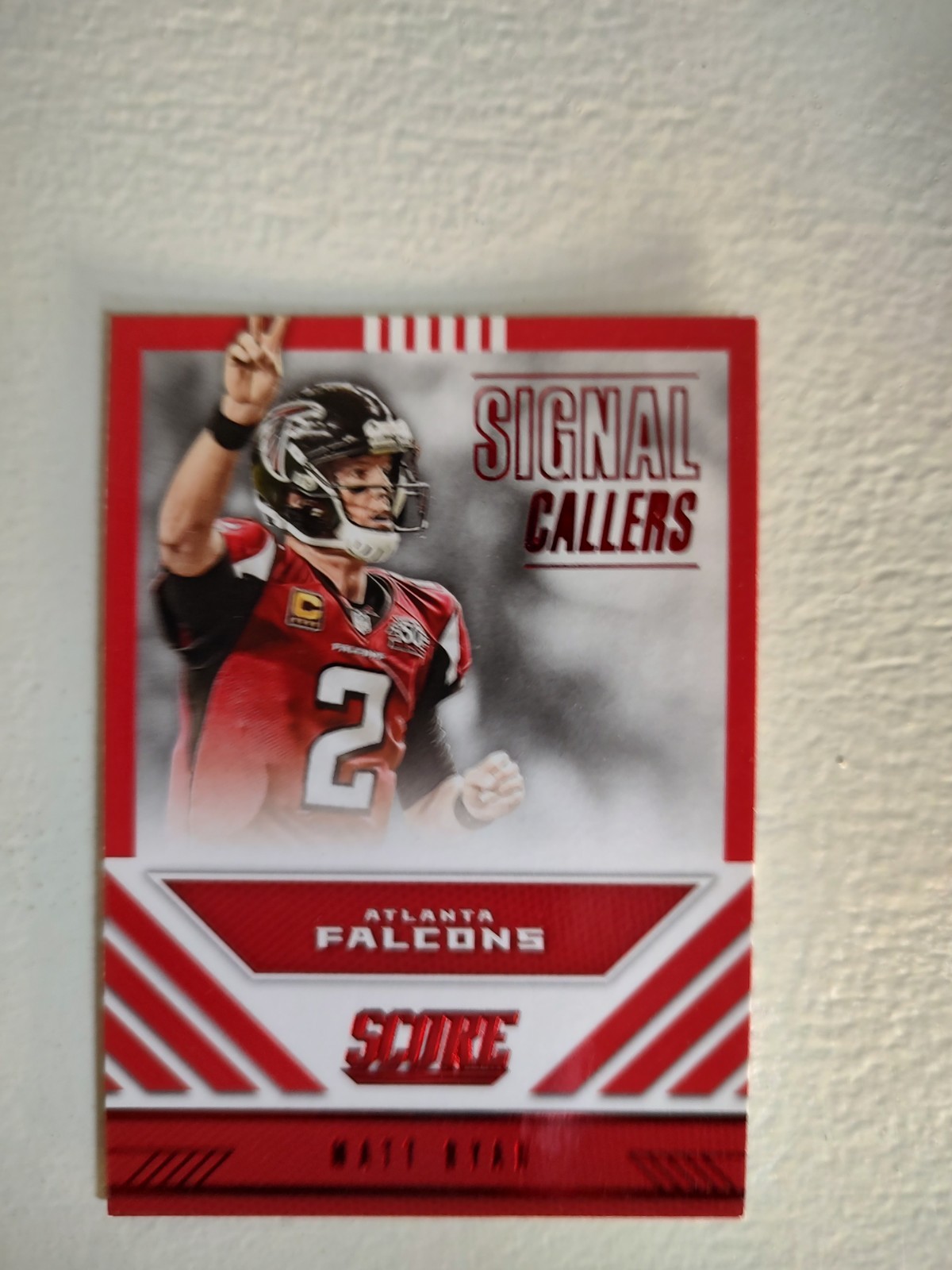 2016 Score - Signal Callers Matt Ryan #2 Red