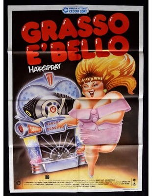 manifesto GRASSO E' BELLO Hairspray waters divine ocasek juke box ruth brow A358
