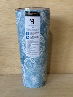 Geckobrands 30oz Insulated Tumbler- Stay Cold 12- Hours- Hot 10  Hours