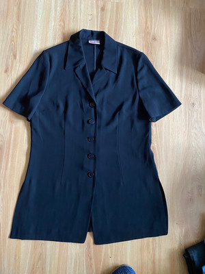 Betty Barclay Original Vintage aus den 90ern Bluse lang schwarz Größe 38