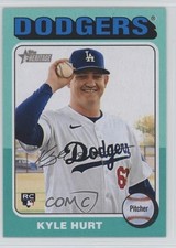 2024 Topps Heritage High Number Aqua Border Kyle Hurt #609 03xg