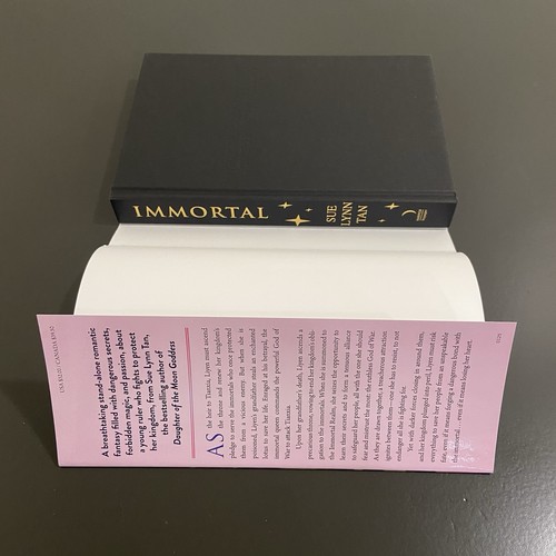 AUTOGRAPHED SIGNED Immortal (Deluxe Limited Edition) by Sue Lynn Tan Hardcover - Photo 3/9