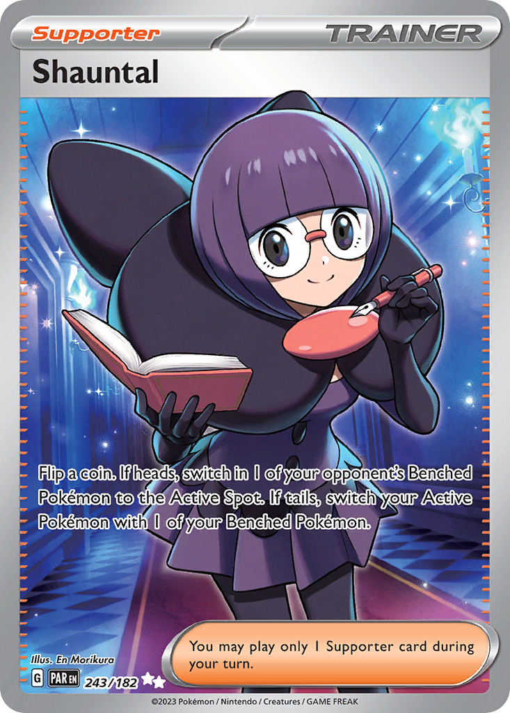 Shauntal 243/182 Ultra Rare Paradox Rift Pokemon Holo Near Mint