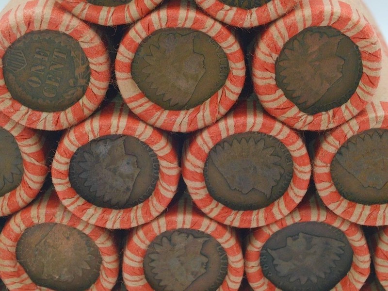 Unsearched Wheat Penny Roll w/ Indian Head Ender - Great Mix / Selection!! MC270