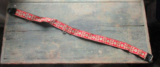 Vintage 1960's Original Ace Logo Woven Hippie Hootenanny Guitar Strap
