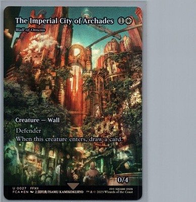 The Imperial City of Archades Wall of Omens (Showcase) Foil | FINAL FANTASY | NM