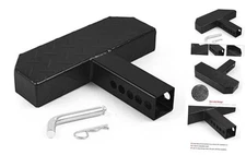 500 LBS Hitch Step Anti Slip and Rust Towing Bumper Guard Hitch Steps with 30CM