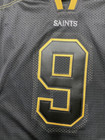 NFL New Orleans Saints Drew Brees #9 Black Out Jersey Size Large Sewn Stitched — photo 4