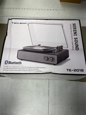 Bluetooth Vinyl Record Player with Built-in Stereo Speakers, Upgraded Sound Qual