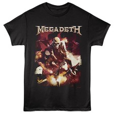 MEGADETH Music T-Shirt GUITAR SMASH Metal Band New Officially Licensed