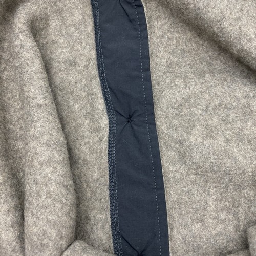 LL Bean Fleece Shirt Jacket Mens XXL Tall Shacket Gray Button Up Fall Workwear - Picture 11 of 12