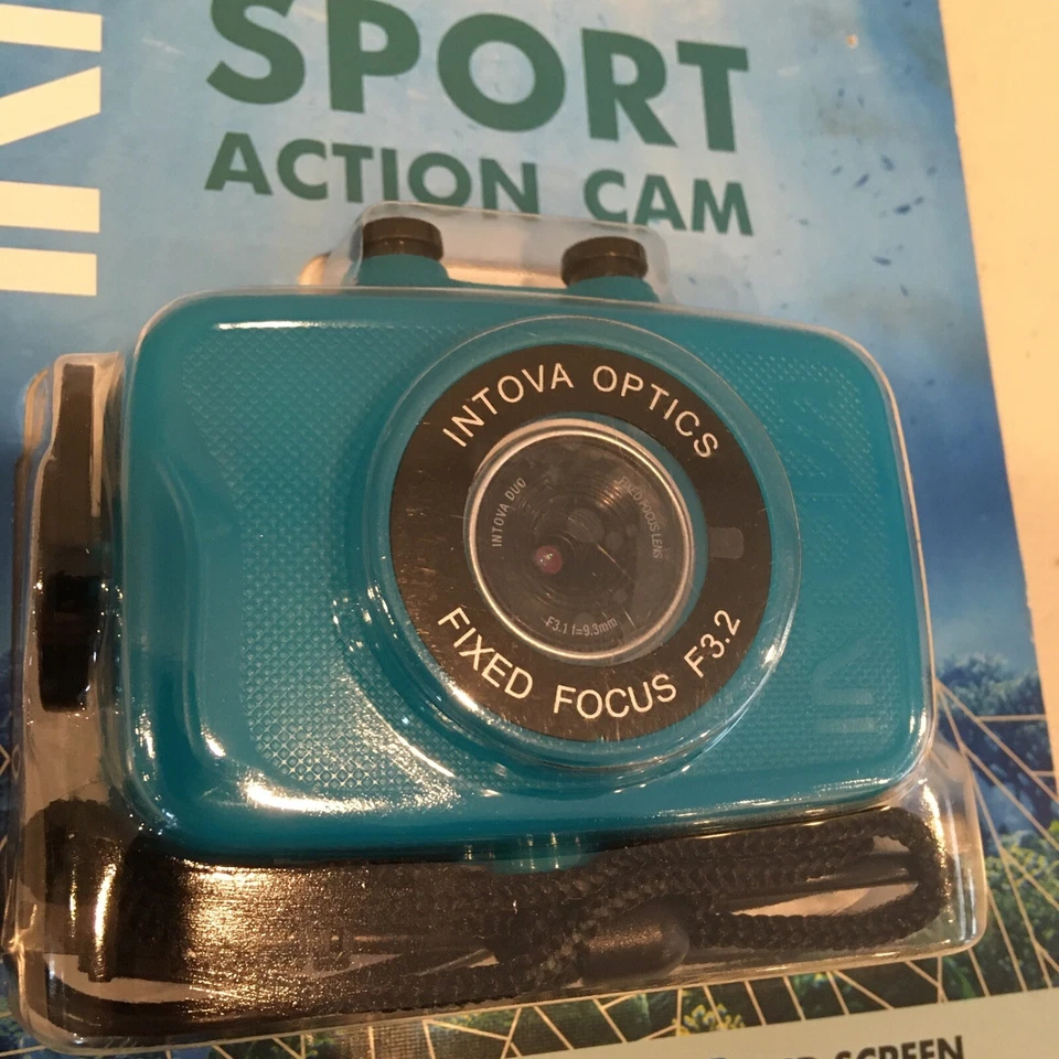 New Sealed Intova Duo Sport Action Cam Waterproof HD Video Vacation Camera Aqua - Image 2 of 4