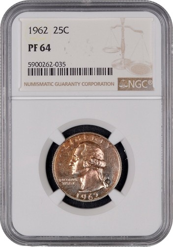 ★高鑑定 PF68 ★ アメリカ 1963 ワシントン 25セント 銀貨 NGC 1963 NGC PF68 Washington Quarter 25c Silver Proof White | eBay