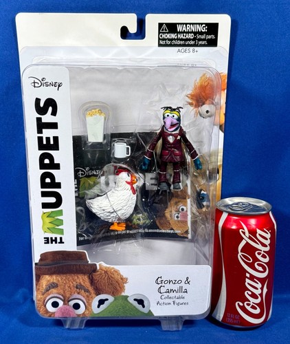 Nuevo - Figuras de acción GONZO & CAMILLA LOS MUPPETS Diamond Select Toys Disney 2016 - Imagen 2 de 6