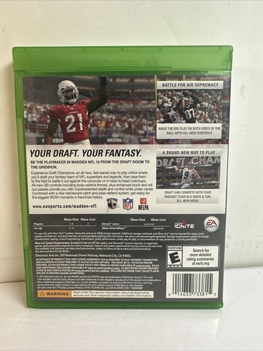 Madden NFL 16 (Microsoft Xbox One, 2015) - Picture 4 of 4