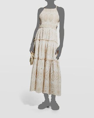 $550 Lace The Label Women's Ivory Eyelet Lace-Up Halter A-Line Dress Size L | eBay $550 Lace The Label Women's Ivory Eyelet Lace-Up Halter A-Line Dress Size L | eBay