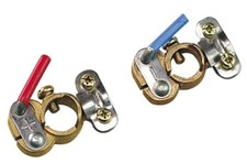 Coppia Morsetti Batteria Sgancio Rapido Positivo Negativo Batteria Auto - C70032