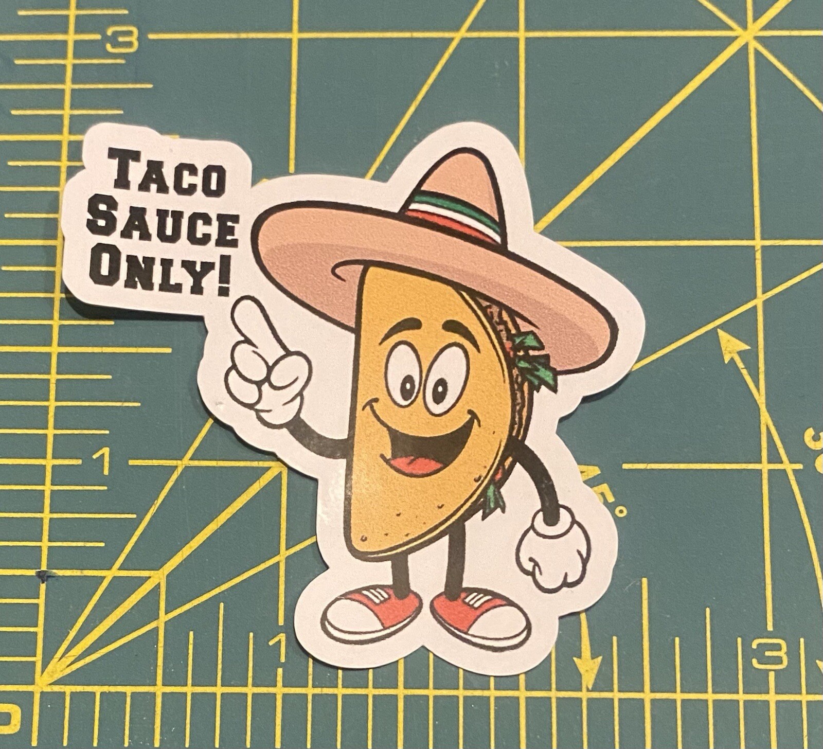 Toyota “Taco Sauce Only” Fuel sticker Vinyl Decal Sticker eBay
