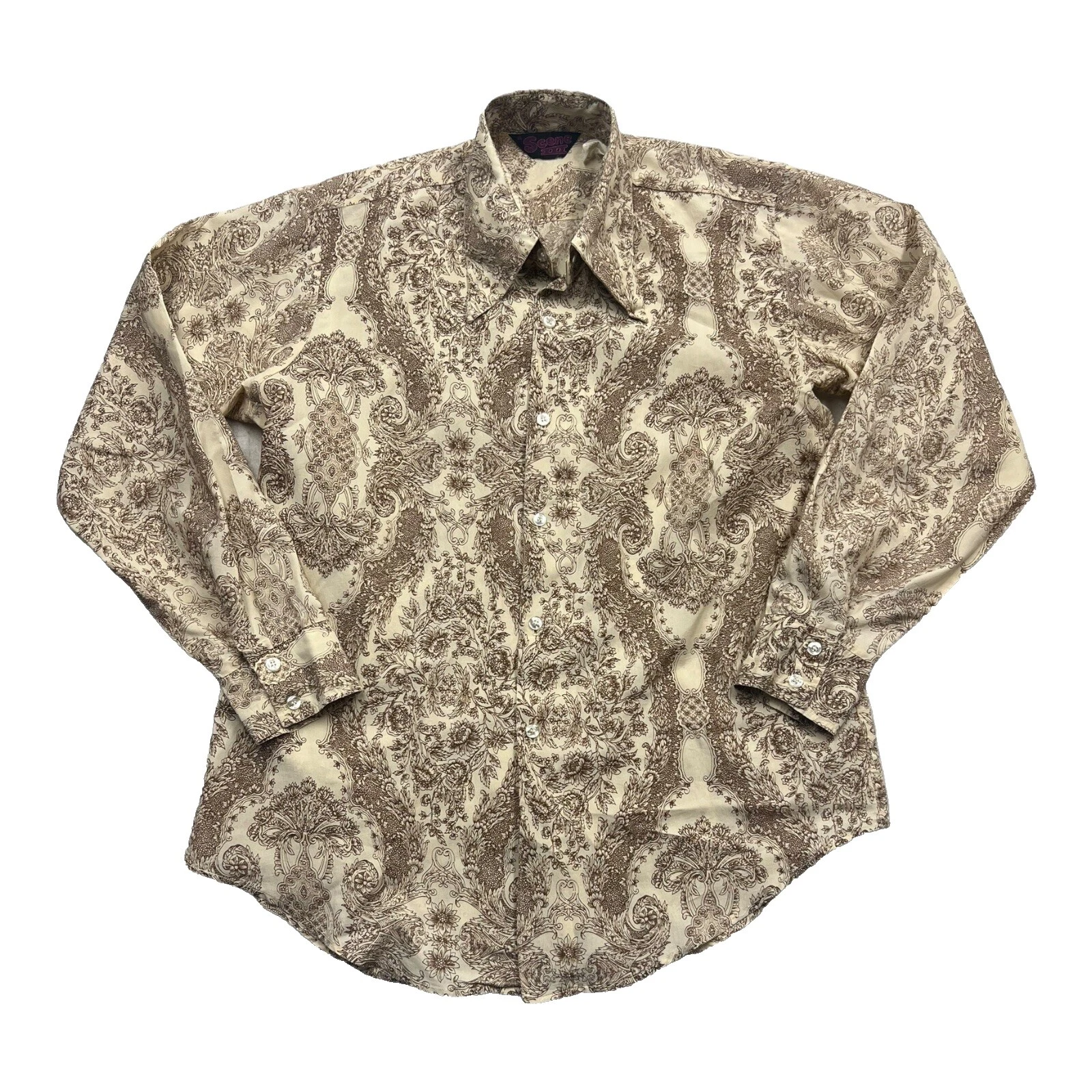 Ropa Vintage de acetato de discoteca para hombres