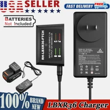40V MAX Charger Black&Decker Lithium Battery LCS36 LCS40 LBXR36 Battery LBX2040