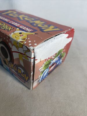 Vintage Pokemon Original Trading Card Game Empty Card box 1999 Vintage Pokemon Original Trading Card Game Empty Card box 1999