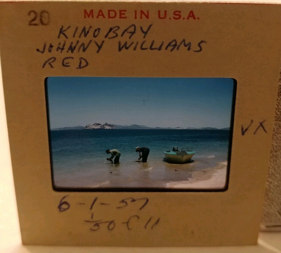 Kodak Slide 1950 Red Border Kodachrome Men in the Water Rinsing ...