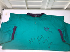 VINTAGE WCW WRESTLING THE NASTY BOYS  JERRY SAGS SIGNED WCW POLO SHIRT 1994 2X