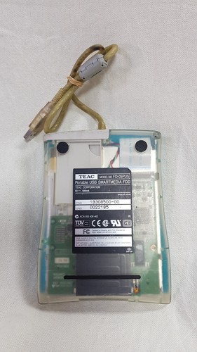 READ DESCRIPTION!! Teac fd-05pus Portable USB Smartmedia / Floppy Disk Drive Com - Afbeelding 6 van 7