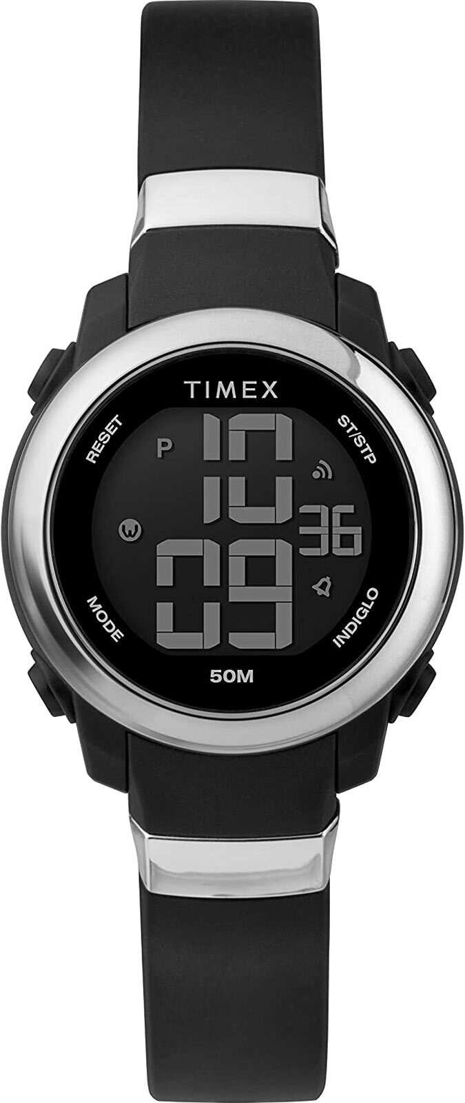 Timex Marathon TW5M29300 Women's Black Digital Watch Resin Strap eBay