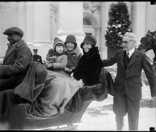 American First Lady Grace Coolidge smiles OLD PHOTO