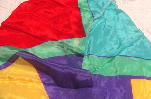 LOTTO DI 8 SCIARPE VINTAGE LIZ CLAIBORNE 100% SETA così belle - Foto 14 di 18
