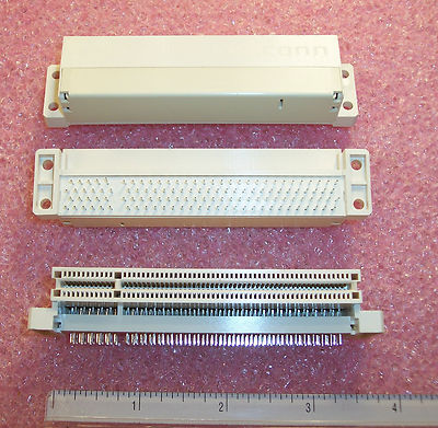 QTY (5) 60 POSITION 120 PIN 11/49 R/A PCI EDGE CARD CONNECTORS EH16091-R FOXCONN