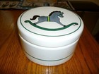 Pfaltzgraff Ceramic Rocking Horse Pony Cookie Jar Container - Nice Piece! — photo 2