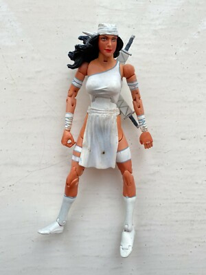 MARVEL LEGENDS BOX SET SERIE ELEKTRA ACTIONFIGUR TOY BIZ WEISSE VARIANTE