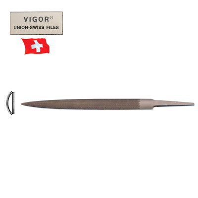 Vigor Swiss Precision Half-Round Files 6'' Length & 15.0mm Width (Cut 3)