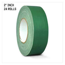 24 PACK GAFFERS STAGE TAPE - GREEN - 2 INCH X 60 YARDS FULL CASE 