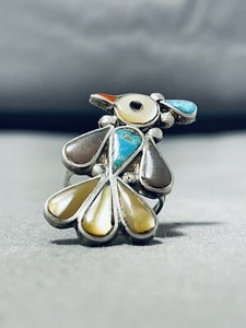 vintage navajo ring サンダーバード thisman大野 Navajo Thunderbird Ring | eBay
