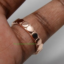 Copper Statement Band Gift For Meditation Dainty Copper Boho Ring   AK3090