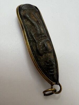 Pendentif Ancien En Pierre Naturelle - Style Asie - Réf. 75239 - État Occasion