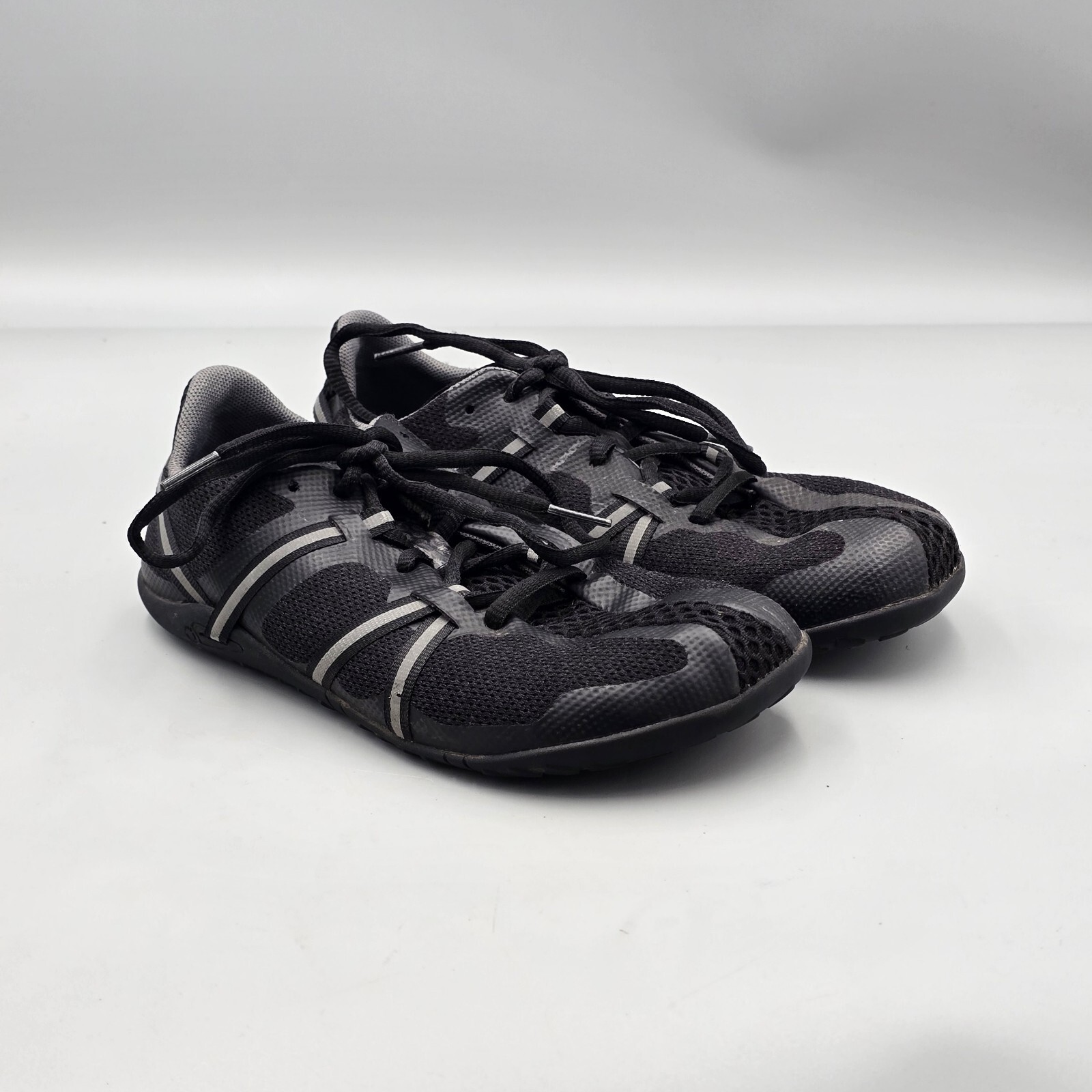 ZAPATOS XERO Para Mujer Talla 8 US GUC Speed Force Negro Descalzo Minimalista Tenis