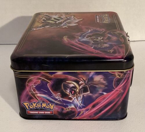 Pokemon Sun and Moon TCG Collectors Tin Lunchbox Chest 2017 Box Only - Picture 3 of 8