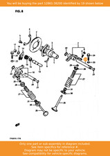 SUZUKI Shaft, Rocker Arm In, 12861-38200 OEM